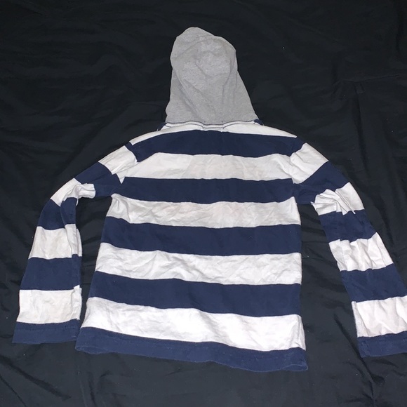 Polo Hoodie Long sleeve Shirt - Picture 5 of 7